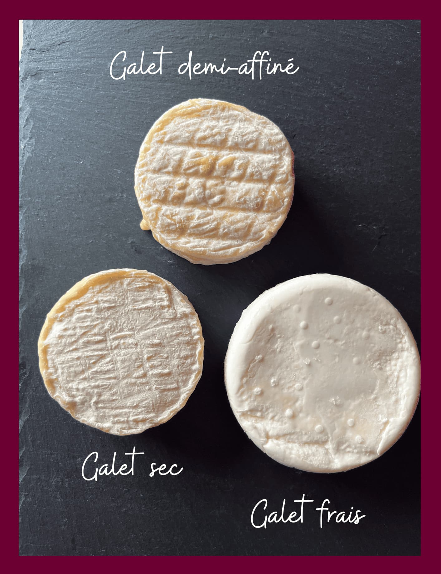 Galet de chèvre cendré